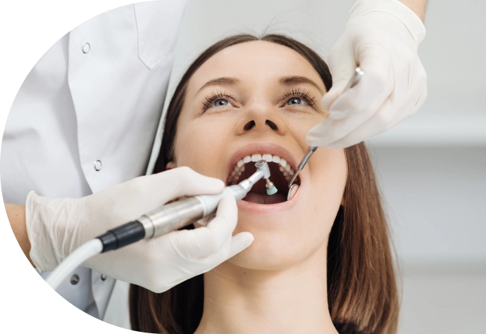 Tratamiento periodontal realizado sobre las encías